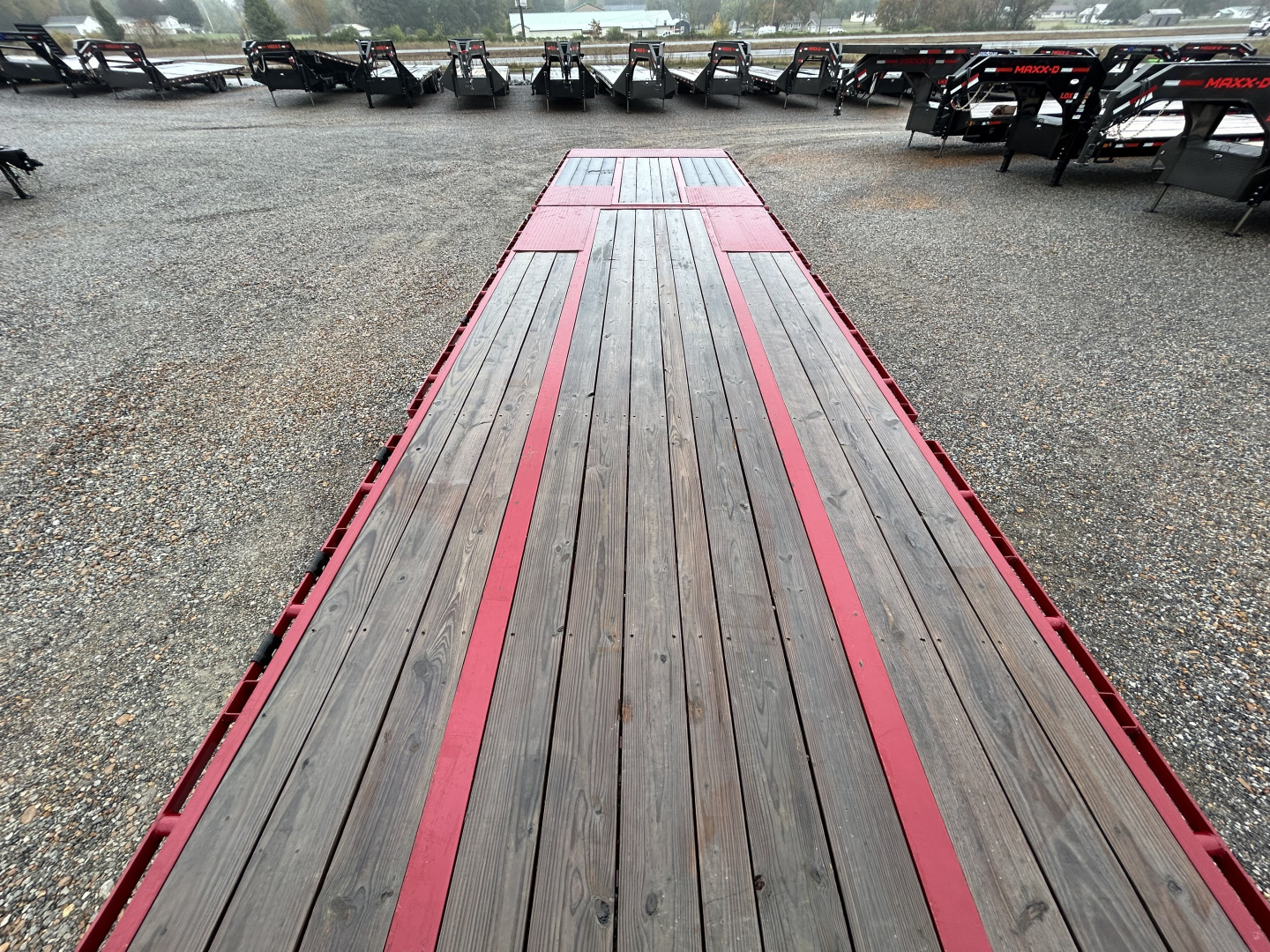 Used 2024 MAXXD 34' x 102" 30k Hyd Dove Gooseneck Trailer