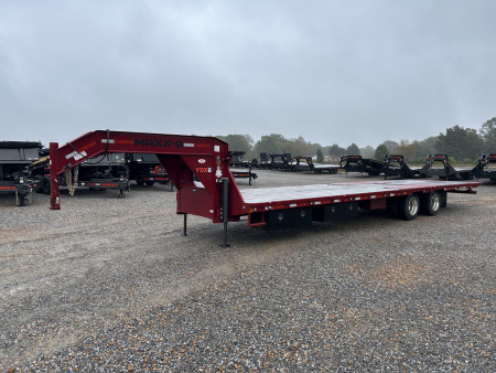 Used 2024 MAXXD 34' x 102  30k Hyd Dove Gooseneck Trailer