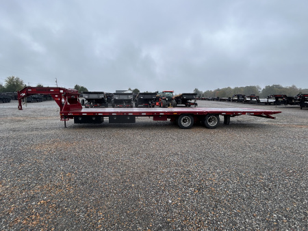 Used 2024 MAXXD 34' x 102" 30k Hyd Dove Gooseneck Trailer