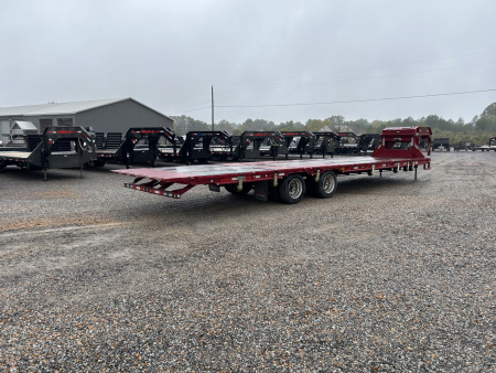 Used 2024 MAXXD 34' x 102" 30k Hyd Dove Gooseneck Trailer