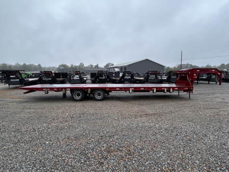 Used 2024 MAXXD 34' x 102" 30k Hyd Dove Gooseneck Trailer