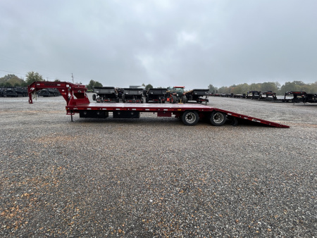 Used 2024 MAXXD 34' x 102" 30k Hyd Dove Gooseneck Trailer