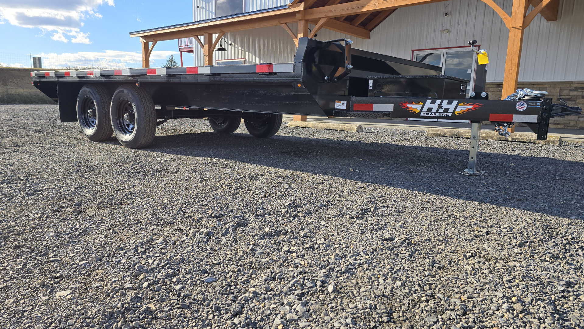 New 2026 H&H Trailers Deckover Trailer / 9900 GVWR / 102"X16'