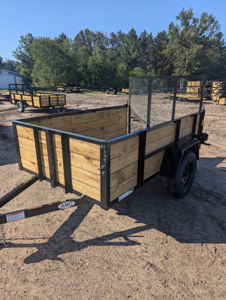 New 2026 AMO 5x8 3K Utility Trailer