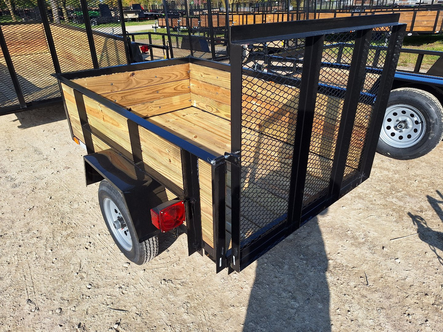 New 2026 AMO 4x8 2K Light Duty Woodside Utility Trailer