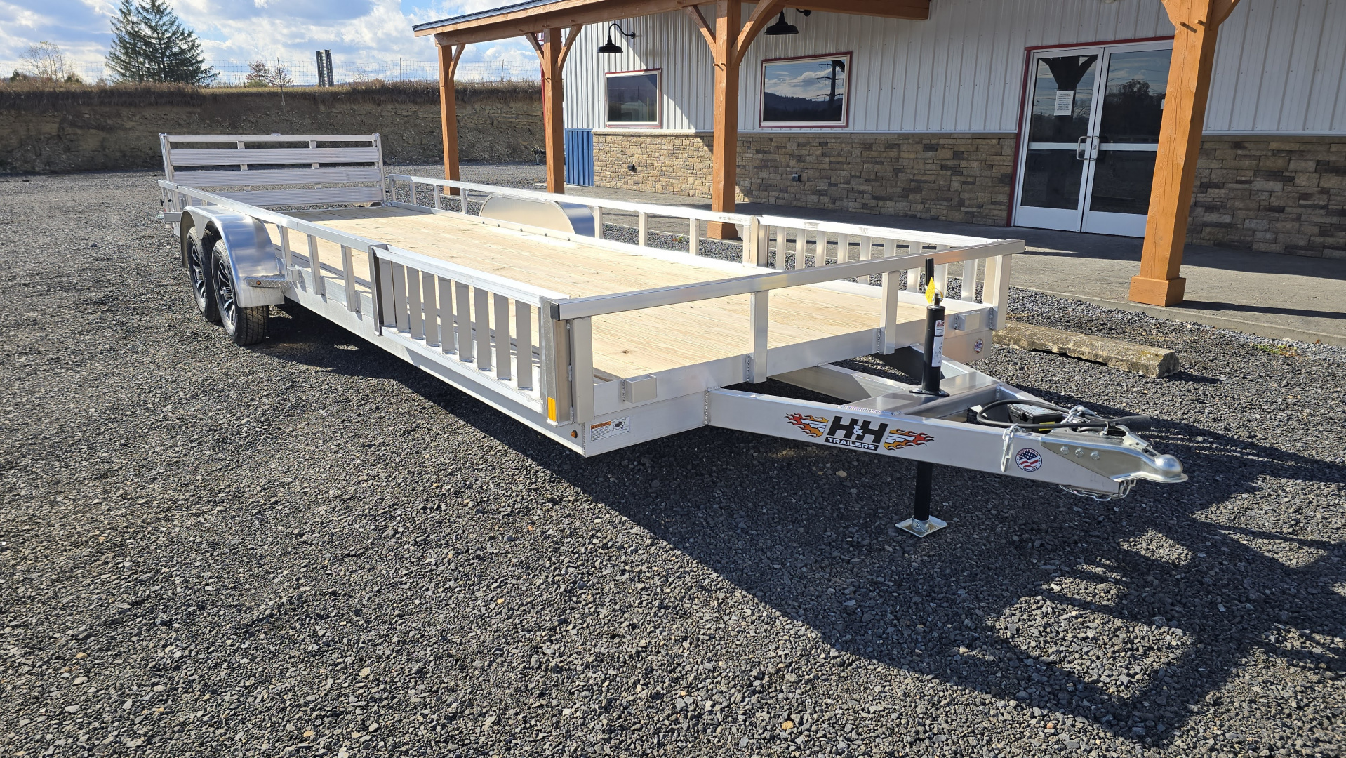 New 2026 H&H Trailers ATV Trailer / 82"X24' / 7000 GVWR