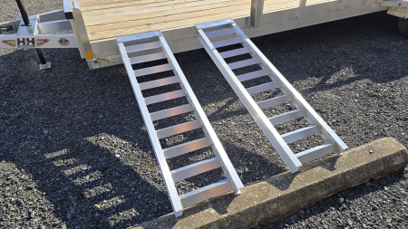 New 2026 H&H Trailers ATV Trailer / 82"X24' / 7000 GVWR