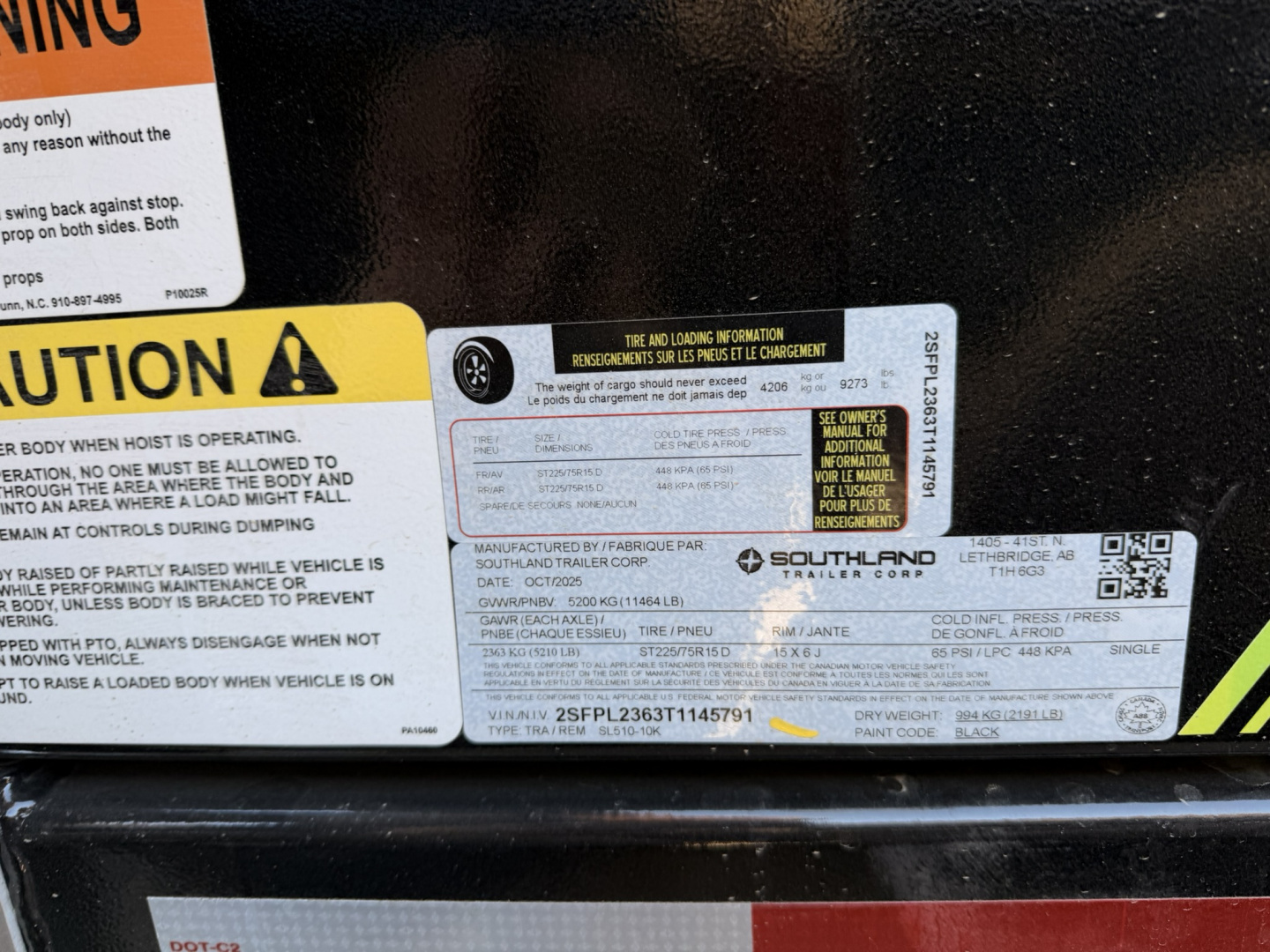 New 2026 Southland Trailers 5-10 Dump 5.2K Axles