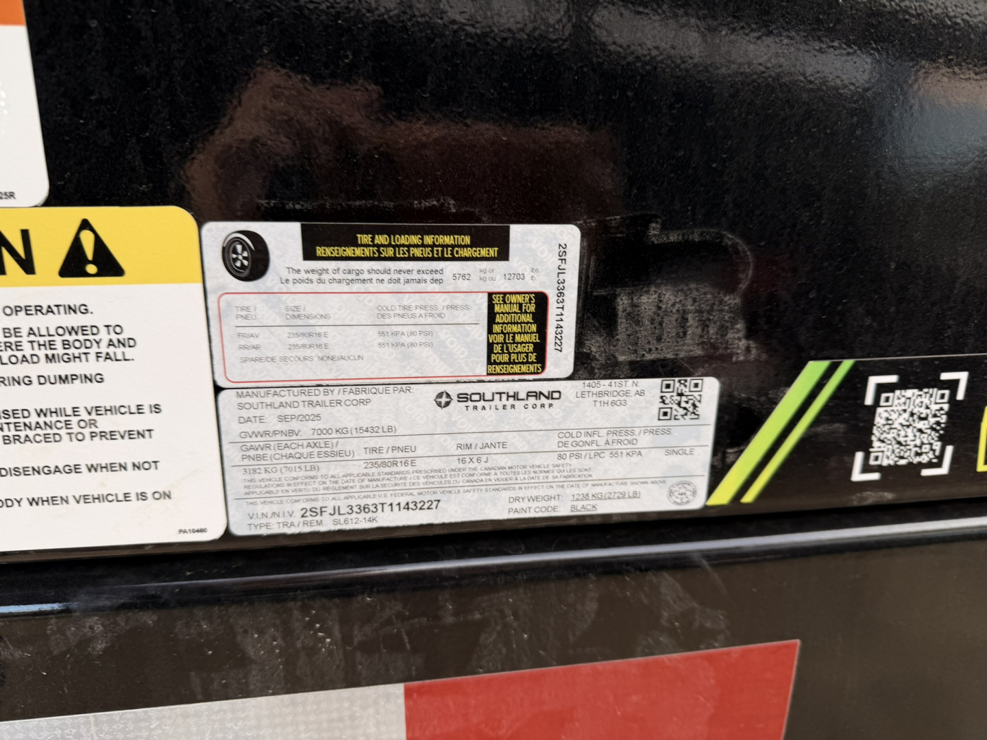 New 2026 Southland Trailers 6-12 Dump 7K Axles