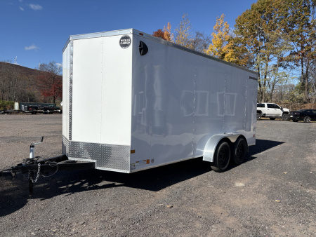 New 2026 WELLS CARGO 7x16 Fasttrac Deluxe w/ 6'6  Interior Height Cargo / Enclosed Trailer