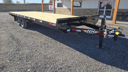 New 2026 H&H Trailers Deckover Trailer /102 X24' / 14000 GVWR