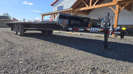 New 2026 H&H Trailers Deckover Trailer /102"X24' / 14000 GVWR