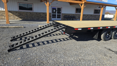 New 2026 H&H Trailers Deckover Trailer /102"X24' / 14000 GVWR