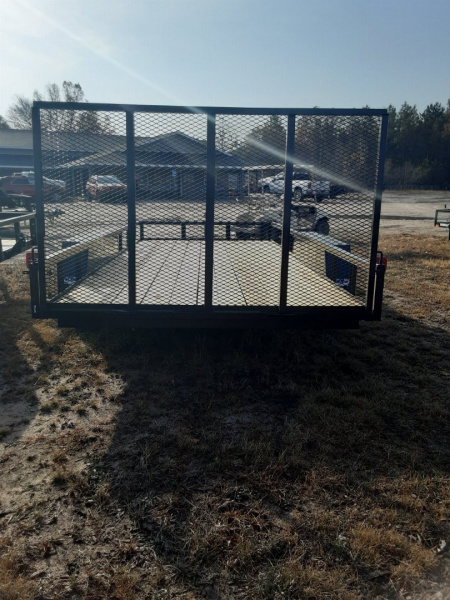 New 2026 AMO 6x16 Tandem Axle Woodside 2 Brake Utility Trailer