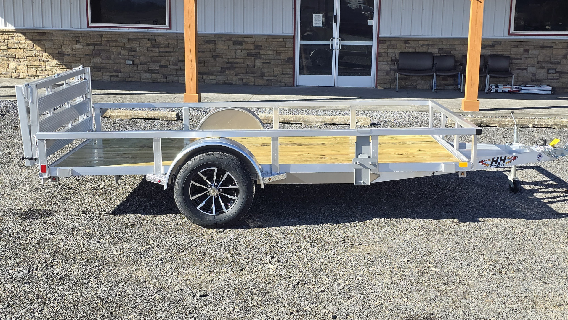 New 2026 H&H Trailers Utility Trailer / 76"X12' / 2990 GVWR