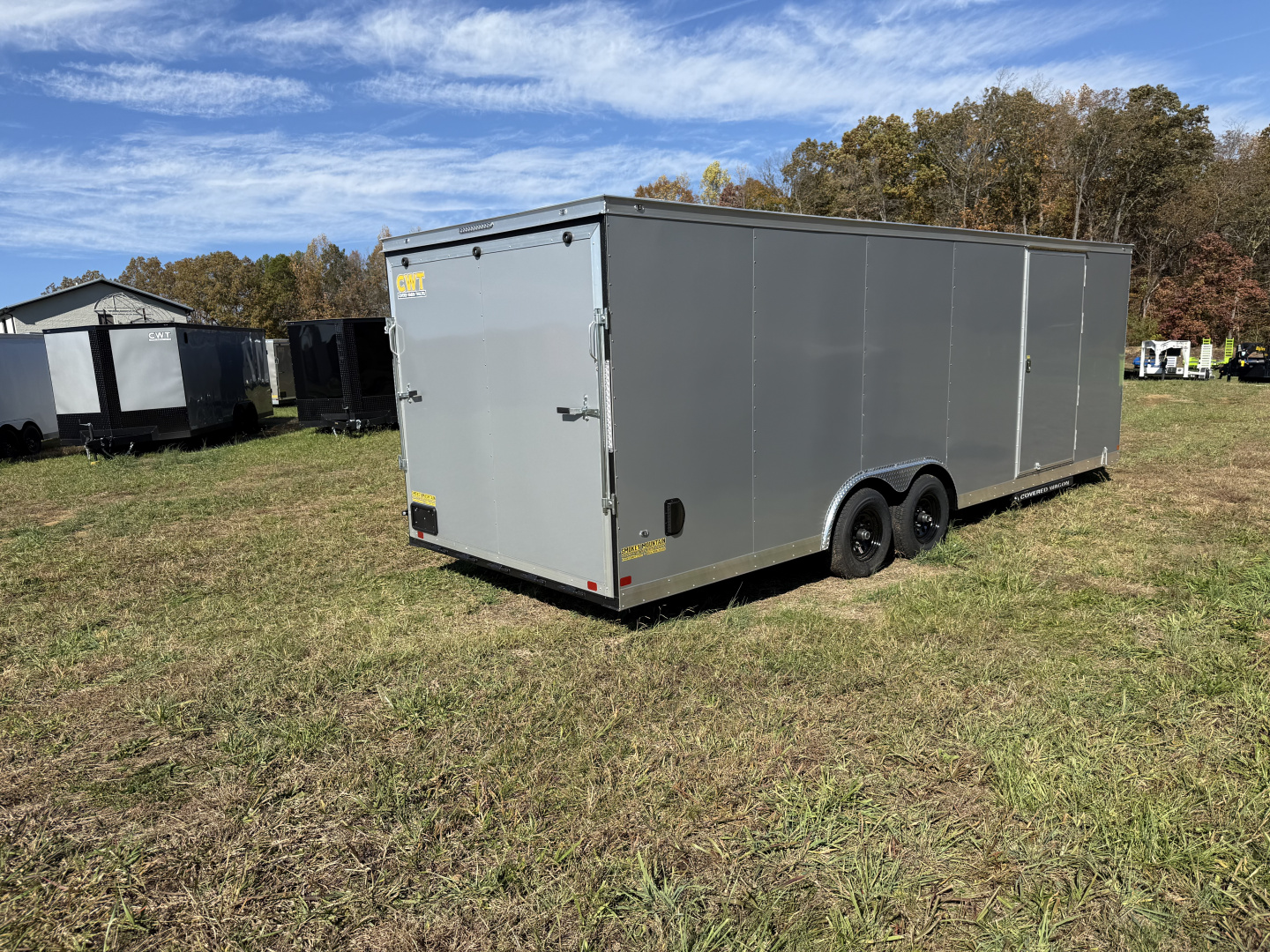 New 2026 Covered Wagon Trailers 8.5X24 TA3 7' POLY Cargo / Enclosed Trailer
