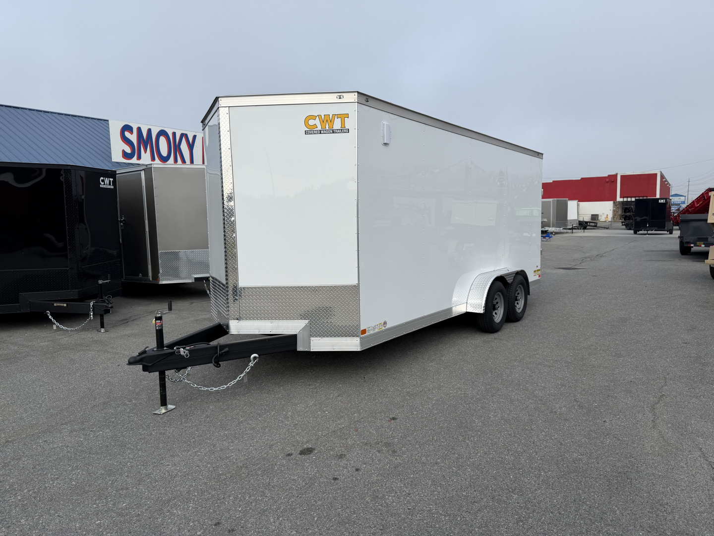 New 2026 Covered Wagon Trailers 7X18 TA3 7' POLY Cargo / Enclosed Trailer