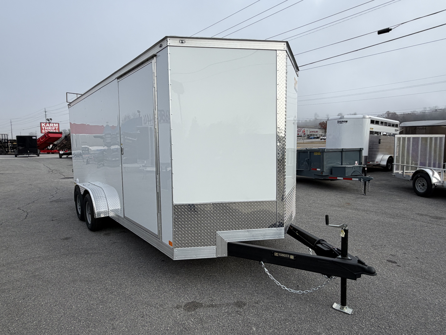 New 2026 Covered Wagon Trailers 7X18 TA3 7' POLY Cargo / Enclosed Trailer