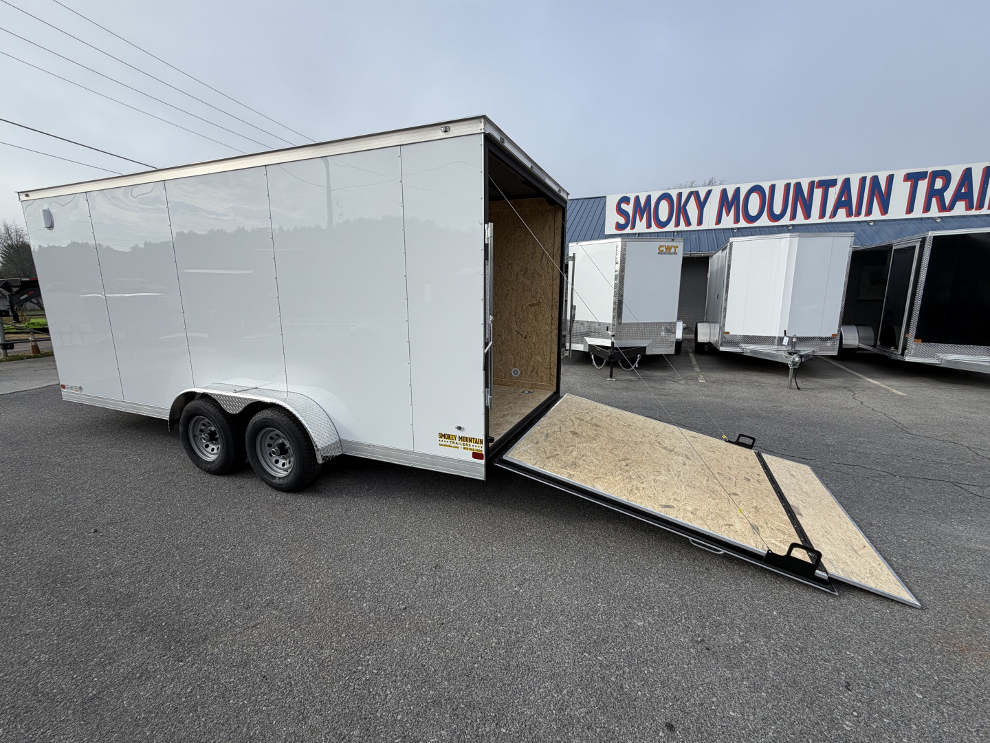 New 2026 Covered Wagon Trailers 7X18 TA3 7' POLY Cargo / Enclosed Trailer