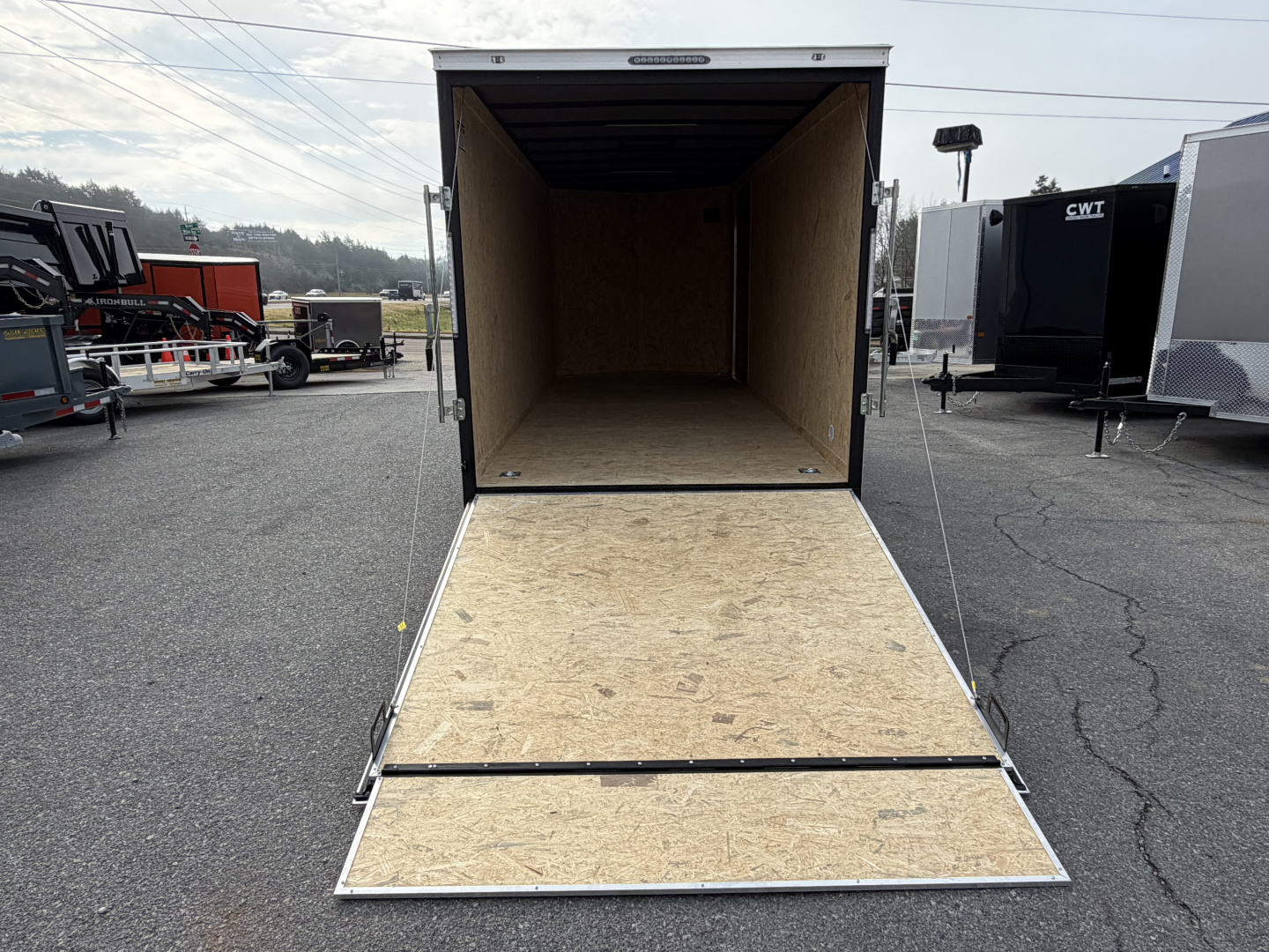 New 2026 Covered Wagon Trailers 7X18 TA3 7' POLY Cargo / Enclosed Trailer