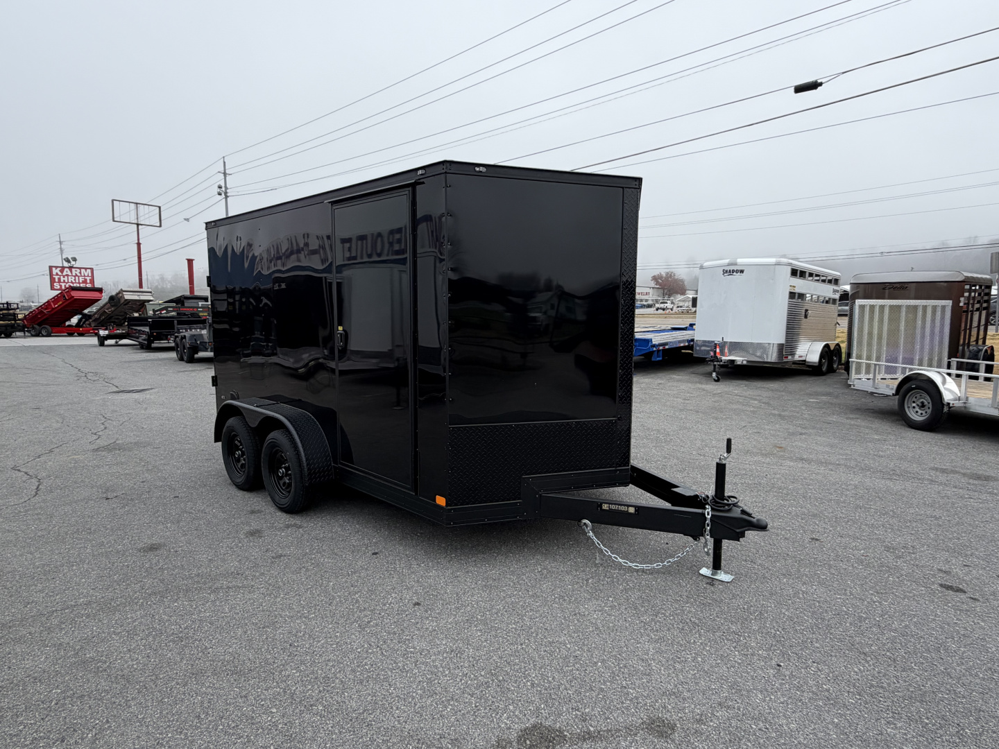 New 2026 Covered Wagon Trailers 7X12 TA2 B/O Cargo / Enclosed Trailer