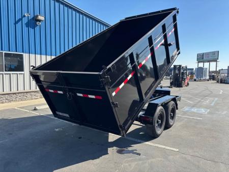 New 2026 Iron Panther Dump Trailer 6'x12'x4' 10,000 GVWR Single Ram