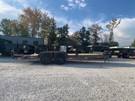 New 2026 WD Trailers 83x18 TA Flatbed Trailer, 2' Dovetail, 52K Axles, Diamond Series