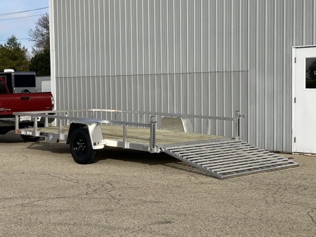 New 2026 Black Rhino Aluminum 81 x168  EXS714 w/ Wood Deck (ATV / UTV / Side by Side) Utility Trailer
