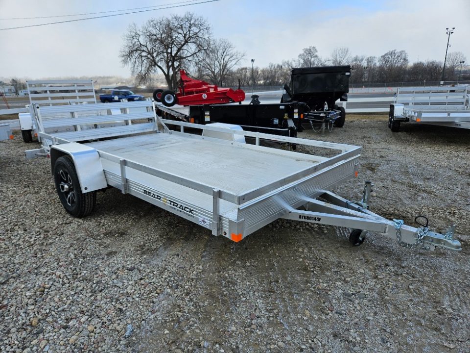 New 2026 Bear Track 80"x12' Utility Trailer