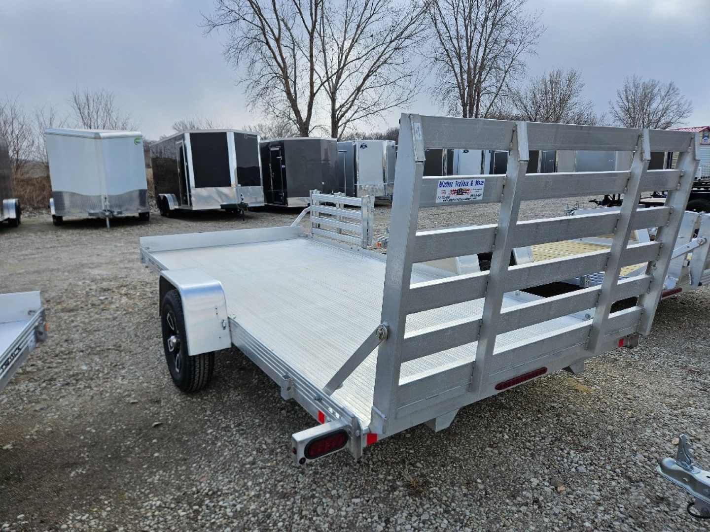 New 2026 Bear Track 80"x14' Utility Trailer