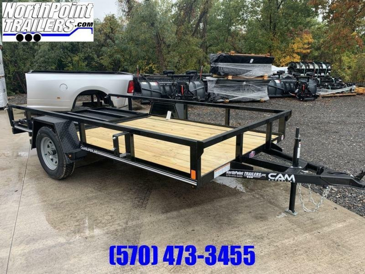 New 2025 Cam Superline 6x12 Tube Top Utility Trailer