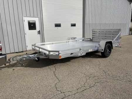 New 2026 Black Rhino Aluminum 81 x168  LPS8114A-3K Low Profile w/ Bi-Fold Gate (ATV / UTV / Side by Side) Utility Trailer