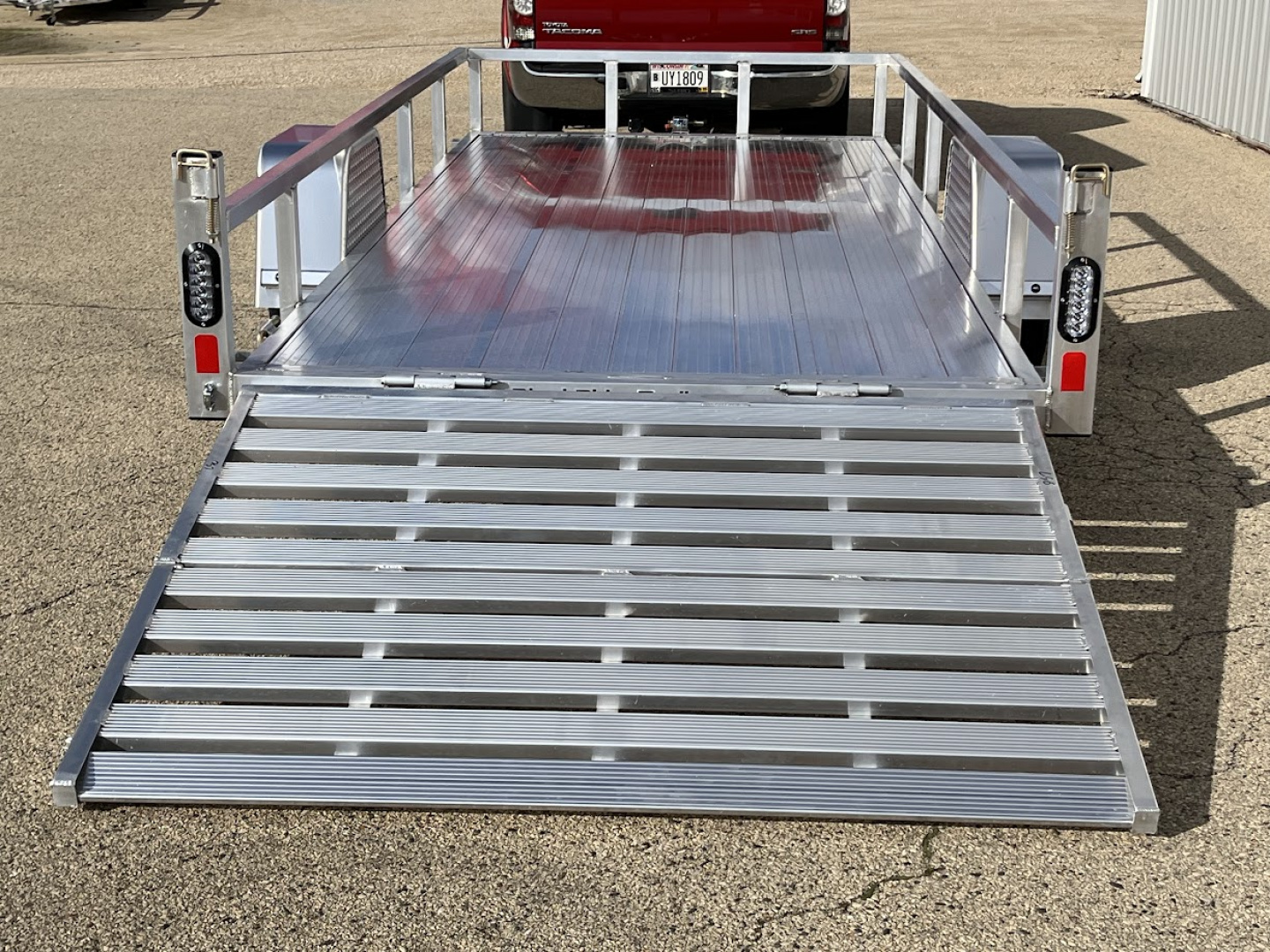 New 2026 Black Rhino Aluminum LSS614A w/ Bi-Fold Gate (ATV / UTV / Side by Side) Utility Trailer