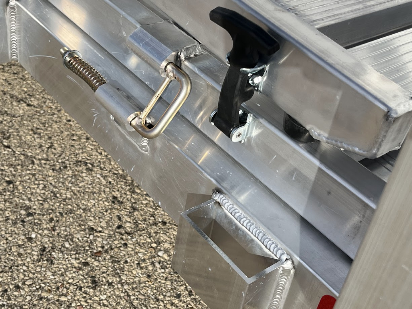 New 2026 Black Rhino Aluminum LSS614A w/ Bi-Fold Gate (ATV / UTV / Side by Side) Utility Trailer