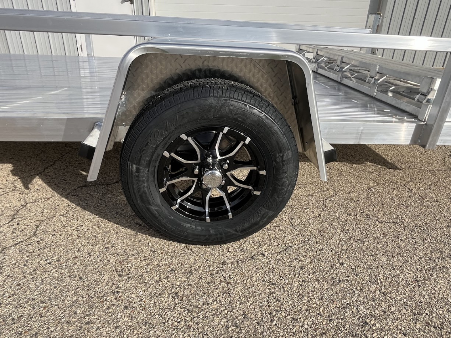 New 2026 Black Rhino Aluminum LSS614A w/ Bi-Fold Gate (ATV / UTV / Side by Side) Utility Trailer