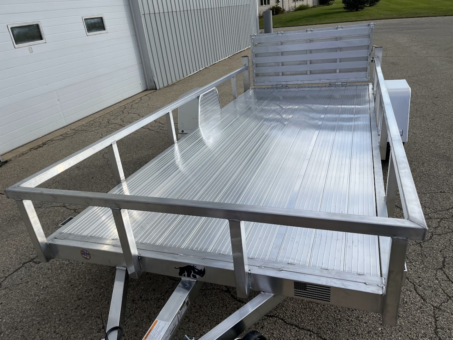 New 2026 Black Rhino Aluminum LSS614A w/ Bi-Fold Gate (ATV / UTV / Side by Side) Utility Trailer