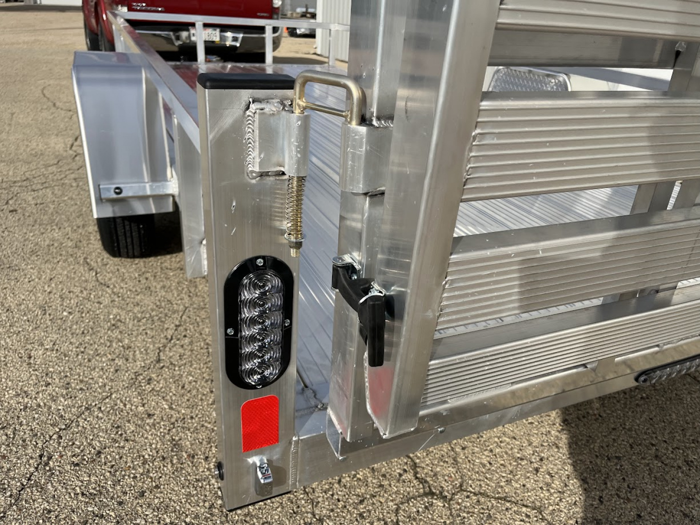 New 2026 Black Rhino Aluminum LSS614A w/ Bi-Fold Gate (ATV / UTV / Side by Side) Utility Trailer