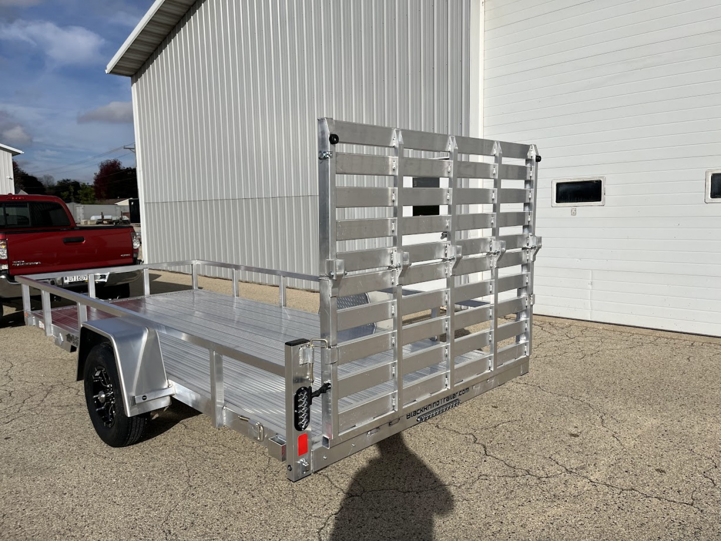 New 2026 Black Rhino Aluminum LSS614A w/ Bi-Fold Gate (ATV / UTV / Side by Side) Utility Trailer
