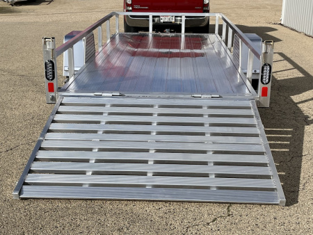 New 2026 Black Rhino Aluminum LSS614A w/ Bi-Fold Gate (ATV / UTV / Side by Side) Utility Trailer