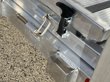 New 2026 Black Rhino Aluminum LSS614A w/ Bi-Fold Gate (ATV / UTV / Side by Side) Utility Trailer