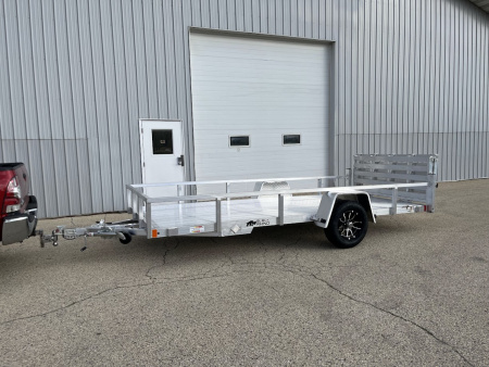 New 2026 Black Rhino Aluminum LSS614A w/ Bi-Fold Gate (ATV / UTV / Side by Side) Utility Trailer
