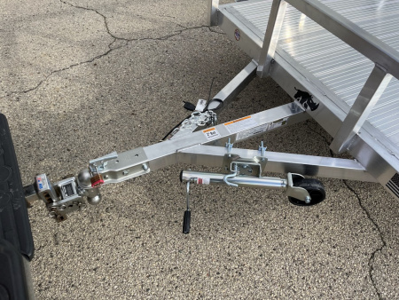 New 2026 Black Rhino Aluminum LSS614A w/ Bi-Fold Gate (ATV / UTV / Side by Side) Utility Trailer