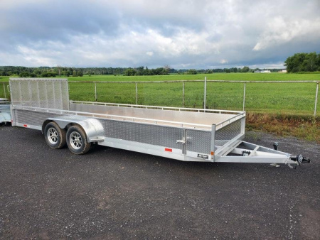 New 2026 Enbeck All Aluminum 7'x20' Landscape Trailer Utility Trailer
