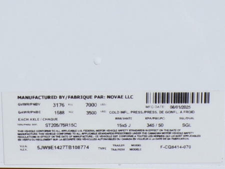 New 2026 Formula Conquest 7 x 14 Cargo / Enclosed Trailer - 774