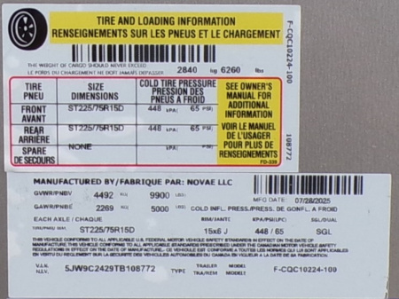 New 2026 Formula Conquest 8.5 x 24 Cargo / Enclosed Trailer - 772