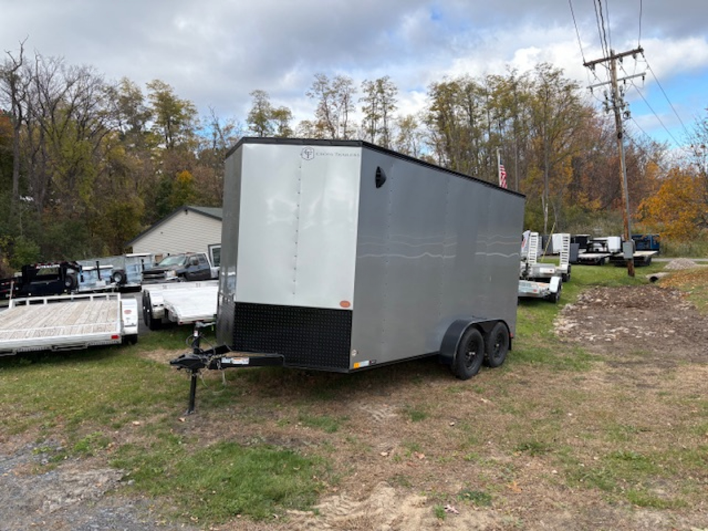 New 2026 Cross Trailers CTB 7 X 14 Tandem Axle Cargo / Enclosed Trailer - 7K GVW