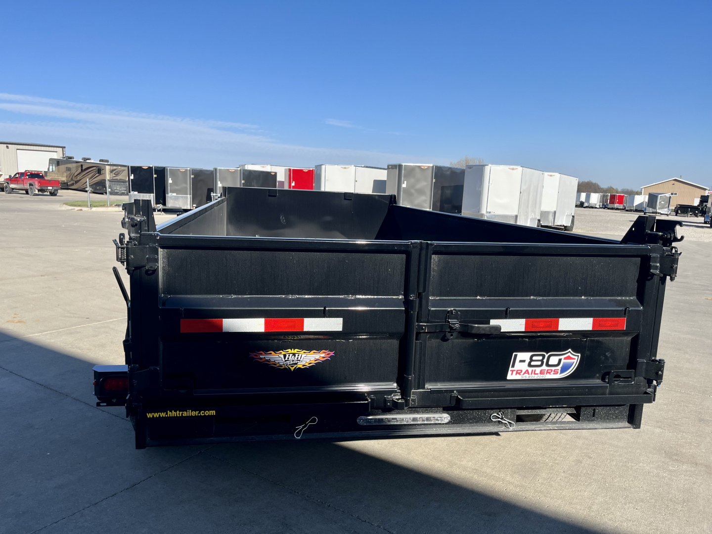 New 2026 H&H 83"x16' 14k Industrial Dump Trailer