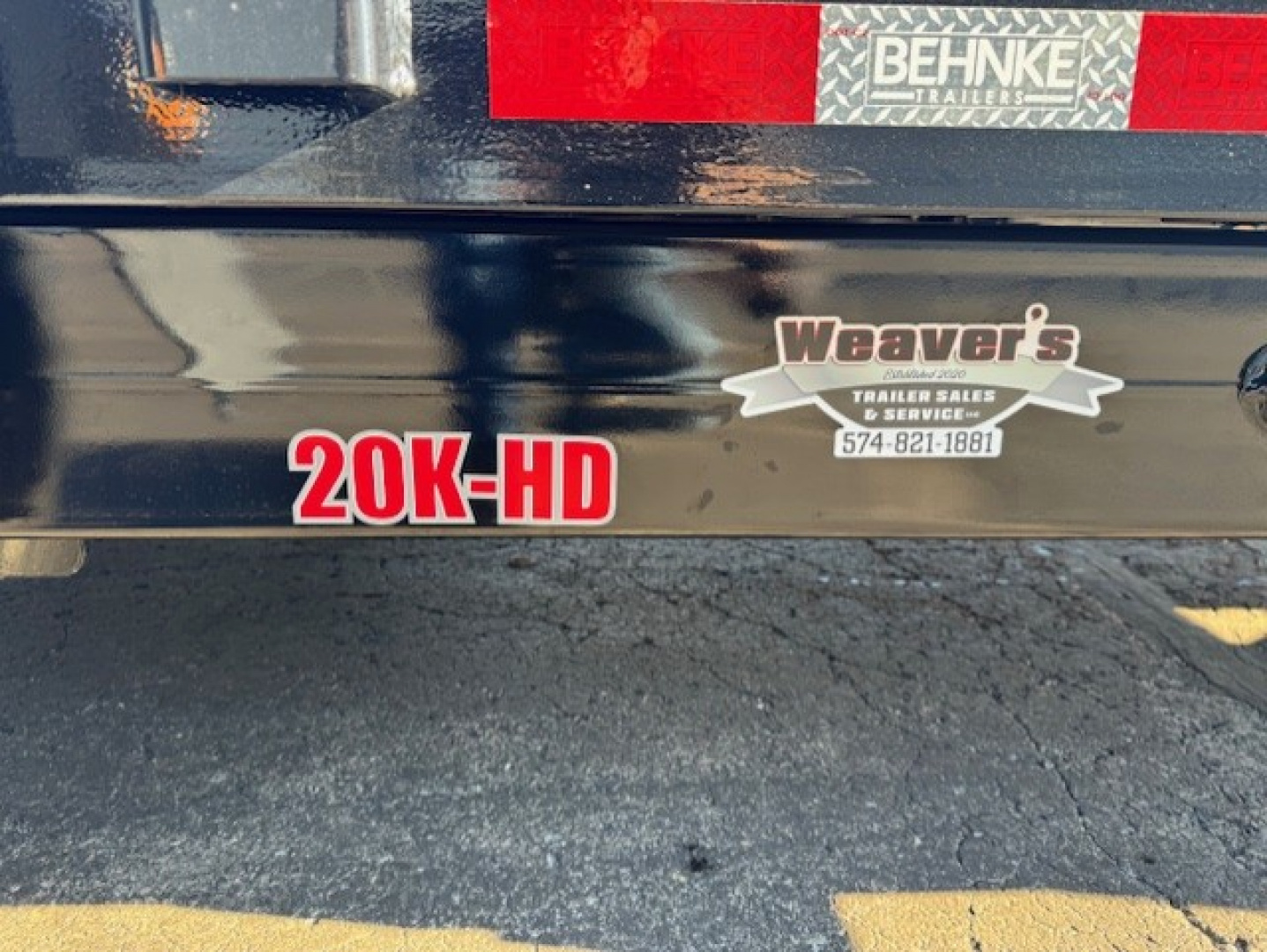 New 2026 Behnke TBCT2020ET-10K Tilt Trailer