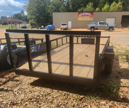 New 2025 B/R Trailers 76''x12' Single Axle Utility Trailer