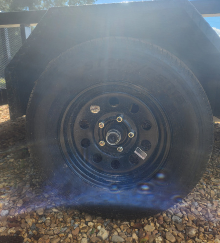 New 2025 B/R Trailers 76''x12' Single Axle Utility Trailer